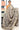 Linen Tissue Saree With Abstract Design | Taupe