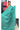 Linen Cotton Sarees | Outline Flower Design | Turquoise Blue + Grey