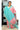 Linen Saree With Floral Branch Print | Blush Pink + Turquoise Blue