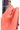 Ghicha Tussar Silk Saree With Zigzag Design  | Peach + Red