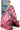 Premium Raw Silk Saree With Temple Border | Sweet Pink + Orchid