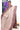 Munga Tussar Saree With Temple Border | Pale Peach