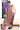 Munga Tussar Saree With Temple Border | Pale Peach