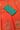 South Cotton Saree With Contrast Blouse  | Rust + Forest Green