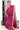 Ikkat Cotton Saree With Ikkat Stripes | Mulberry Purple