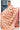 Kota Saree With Embroidery Design | Peach Orange