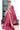 Munga Cotton Saree With Flower Weaving | Maroon Pink