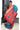 Pochampally Soft Silk  Saree With patola Pattern | Happy Blue + Red