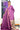 Semi Tussar Saree With Chex Design | Orchid Purple