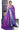 Patola Soft Silk Saree With Dual Shade | Violet + Royal Blue