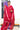 Jute Cotton Saree With Floral Print | Pretty Red