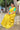 Raw Silk Sarees With Sequin Work | Lemon Yellow + Teal Blue