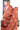 Jute Maheswari Saree With Elegant Design | Rust Orange