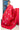 Linen Silk Saree With Kolam Motif Design | Classic Red