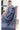 Cotton Multi Thread Saree | Navy Blue + Happy Blue