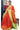 Soft Silk Saree With Silver & Golden Butas | Dual Shades | Orange + Neon Green