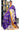 Semi Tussar Sarees | Leaf Designs | Violet + Yellow