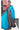 Semi Tussar Saree with Butta Design | Sky Blue + Black
