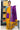 Unstitched Salwar Set - Pochampally silk | Mustard Yellow + Purple