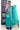 Unstitched Salwar Set - Roman Silk | Embroidery Flowers Design | Teal Blue