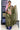 Unstitched Salwar Set - Roman Silk | Embroidery Flowers Design | Army Green