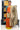 Unstitched Salwar Set - Raw silk| Tangerine Orange + Chamois Cream
