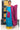 Unstitched Salwar Set - Raw silk| Aqua Blue + Dark Pink