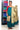Unstitched Salwar Set - Raw silk| Dark Teal + Tan