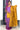 Unstitched Salwar Set - Raw silk| Dark Lavender + Mustard Yellow