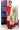 Unstitched Salwar Set - Raw silk| Pretty Red +Tan
