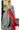 Raw Silk Sarees with Small Butta | Dark Grey + Red