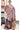 Linen Tissue Saree With Abstract Design | Grape