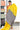 Linen Saree With Mirror Work | Pretty Yellow