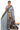 Binny Silk Saree with Temple Border | Gray + Black