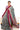 Jute Cotton Saree with Kalamkari Design | Teal + Maroon