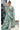 Semi Jute Saree with Butterfly Design | Seafoam