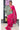 Semi Chinon Saree With Kalamkari Blouse | Hot Pink + Aqua Mint