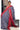 Binny Silk Saree with Retta Petta Border |Blueberry and wine Red