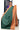 Semi Tussar Saree with Elephant Motif |Forest Green and Pumpkin