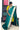 Raw Tussar Saree With Stripes Pattern| Dark Teal
