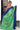Binny Silk Saree with Retta Petta Border |Emerald and Navy Blue