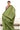 Munga Cotton Saree With Leaf Design |  Green Grass