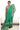 Korean Tussar Saree With Zig Zag Pattern | Tan + Dark Green