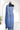 Handloom Denim Salwar Material With Geometric Zigzag Pattern (Top, Bottom & Dupatta) | Dusty Blue