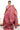 Munga Cotton Saree With Leaf Design |  Sweet Pink + Dusty Rose