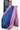 Semi Tussar Saree with Elephant Motif |Royal Blue and Orchid Purple