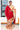 Cotton Mix Saree | Sandal + Red