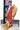 Raw Tussar Saree With Mini Chex | Sand + Red