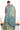 Munga Cotton Saree With Zari Motif | Light Teal Blue